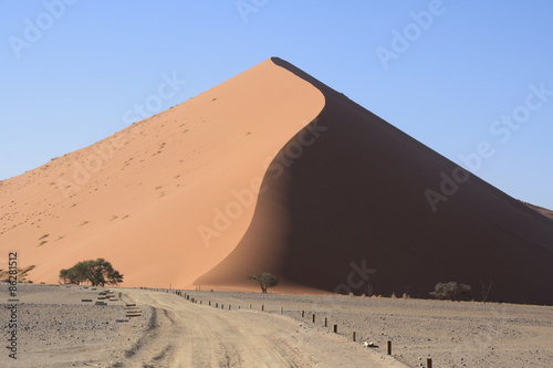 Obraz na płótnie pustynia wydma czerwony namibia