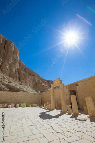 Obraz na płótnie świątynia król egipt dolina