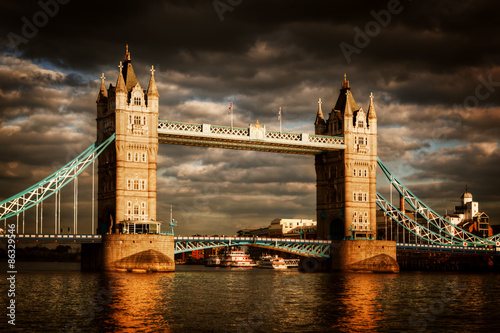Obraz na płótnie stary europa londyn most