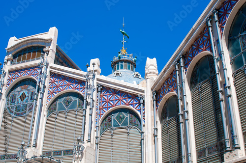 Plakat  Hall of Central Market in Valencia, Spain