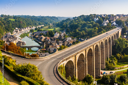 Plakat francja architektura wiadukt