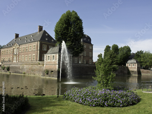 Plakat zamek park barok schlosspark 