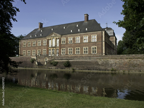 Naklejka zamek park barok