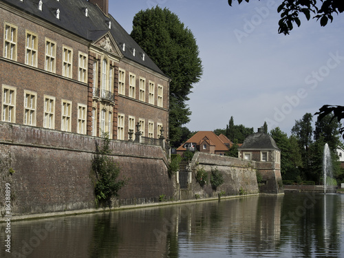 Plakat park zamek schlosspark barok