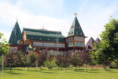 Fotoroleta Wooden palace in Kolomenskoe, Moscow