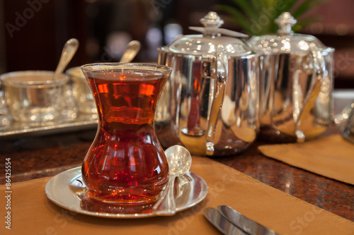 Fotoroleta herbata napój gorący służba luksus