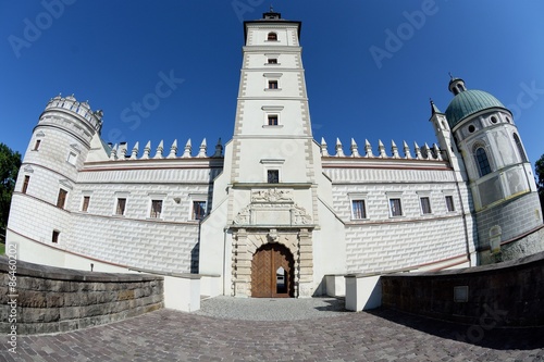 Plakat zamek pomnik książę przemyśl