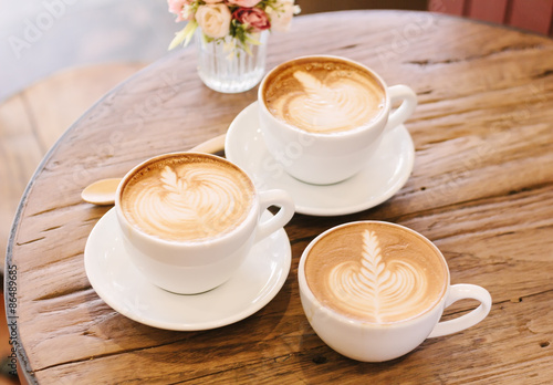 Obraz na płótnie kubek cappucino serce