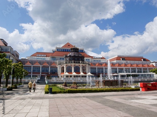 Naklejka widok miasto architektura