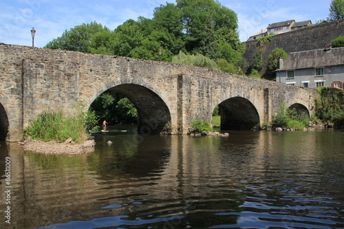 Obraz na płótnie stary most migdałowy niejawnych