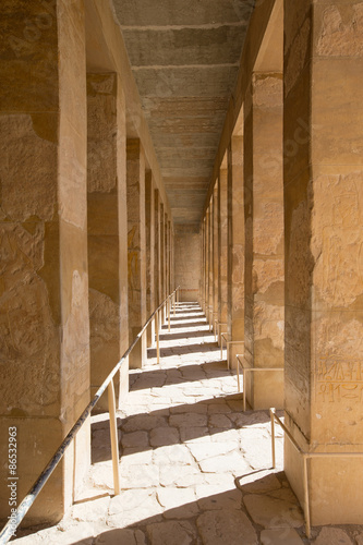 Naklejka antyczny egipt dolina świątynia