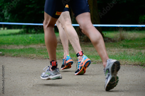 Fototapeta fitness sportowy jogging lekkoatletka