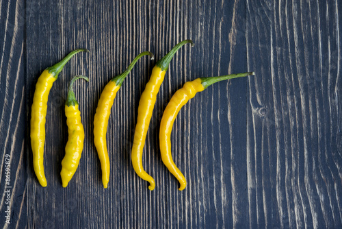 Naklejka jedzenie warzywo zbliżenie przyprawa papryka chili