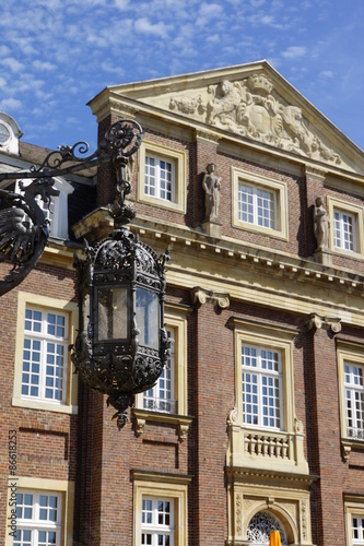 Naklejka architektura zamek college niemiecki historia