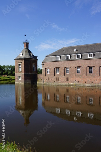 Naklejka architektura zamek finansowy college