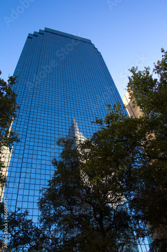 Plakat Dallas downtown skyscrapers