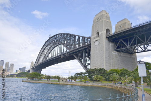 Naklejka australia północ zatoka most port