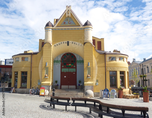 Naklejka Kuopio City Hall (Kauppa Halli),  Northern Savonia, Finland