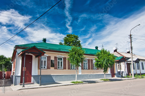 Naklejka droga muzeum drzewa ukraina