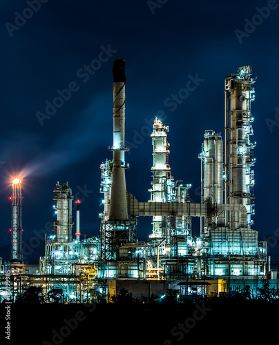 Obraz na płótnie noc olej ropa naftowa niebieski