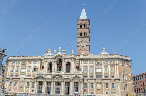 Plakat The Papal Basilica of Santa Maria Maggiore, Rome, Italy.