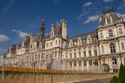 Fotoroleta Paris, Hotel de Ville