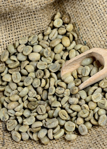 Naklejka ameryka południowa świeży rolnictwo kawa arabica