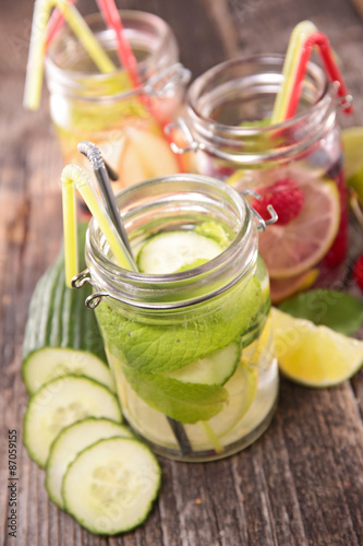 Naklejka detox water