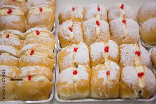 Obraz na płótnie napój świeży jedzenie deser muffinka