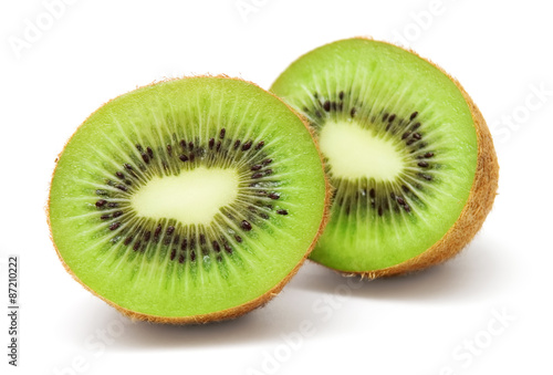 Naklejka kiwi isolated on white background