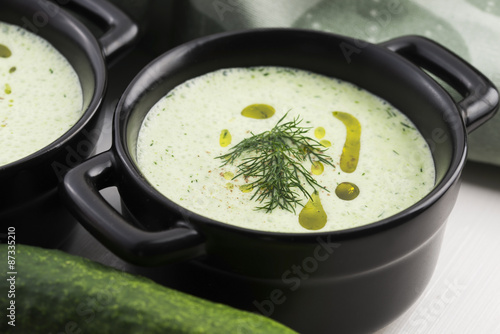 Obraz na płótnie Tarator, bulgarian sour milk soup