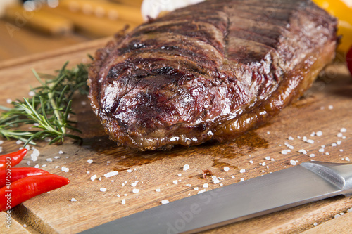 Fotoroleta Picanha, brazilian barbecue