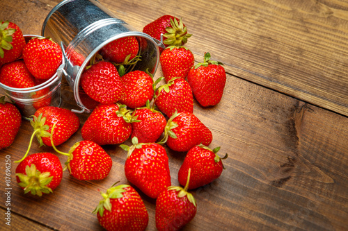 Naklejka Fresh strawberries