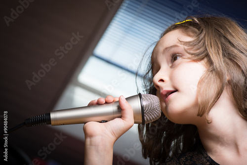 Obraz na płótnie karaoke ludzie koncert
