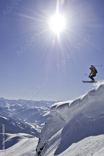 Fototapeta panorama sport narty