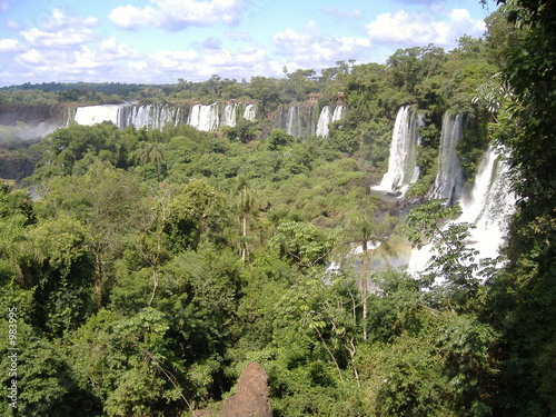 Naklejka brazylia panoramiczny woda argentyńską upadek